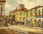 William Woodward St. Louis and Chartres Streets Sweden oil painting artist
